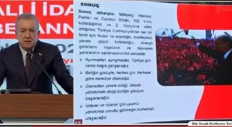 MHP, 31 Mart yerel seçimlerine ilişkin seçim beyannamesini açıkladı