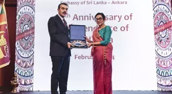 Milli Eğitim Bakanı Yusuf Tekin, Sri Lanka Milli Gün Resepsiyonu'na katıldı