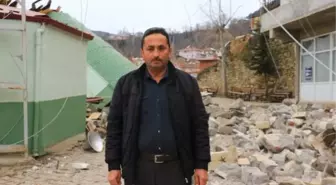 Tokat'ta meydana gelen heyelan sonrası köy ikiye ayrıldı