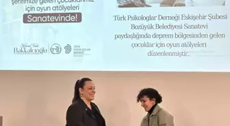 Bozüyük Belediyesi Sanatevi'ne Teşekkür Belgesi