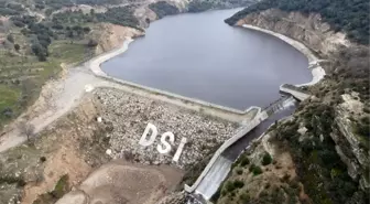 Aydın'ın Yenipazar ilçesinde bulunan Katrancı Göleti tamamen doldu