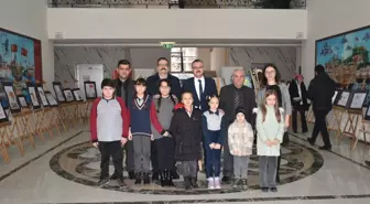 Boyabat'ta Gençlerin Gözünden Deprem ve Kudüs Sergisi Açıldı