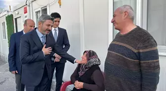 Çalışma ve Sosyal Güvenlik Bakan Yardımcısı Ahmet Aydın, Adıyaman'da depremzedeleri ziyaret etti