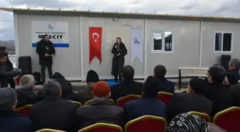 Malatya'da depremzedelere mescit hizmeti