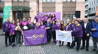 Ordu'da Dünya Ordulular Günü için 52 kilometrelik koşu düzenlendi