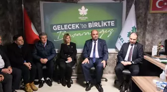 Saadet Partisi Sakarya Büyükşehir Belediye Başkan Adayı Ömer Abdullah Ayhan, Gelecek Partisi İl Başkanlığını ziyaret etti