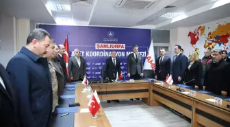 Şanlıurfa'da Kahramanmaraş depremi anma toplantısı düzenlendi