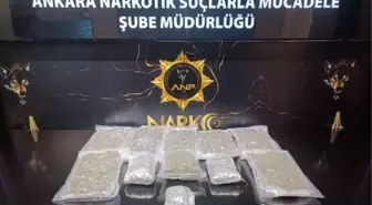 Ankara'da Durdurulan Araçlarda 5 Kilo Esrar Ele Geçirildi