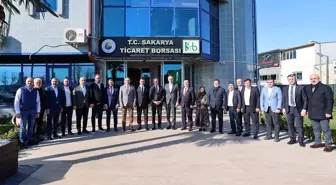 Serdivan Belediye Başkanı Yusuf Alemdar, Sakarya Ticaret Borsasını ziyaret etti