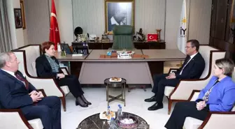 CHP Genel Başkanı Özgür Özel, İYİ Parti Genel Başkanı Meral Akşener'e taziye ziyaretinde bulundu