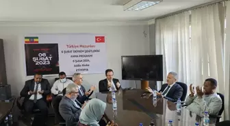 Etiyopya'da Kahramanmaraş merkezli depremde hayatını kaybedenler için anma programı düzenlendi