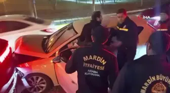 Mardin'de kırmızı ışıkta zincirleme kaza