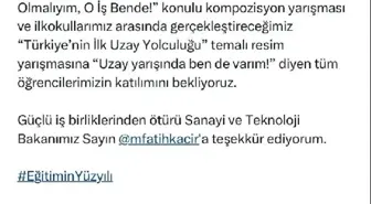 MEB ve TUA, ortaokul öğrencilerine yönelik uzay temalı yarışmalar düzenleyecek