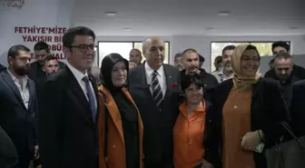 Cumhur İttifakı'nın Muğla Büyükşehir Belediye Başkan adayı Aydın Ayaydın, Fethiye ilçesinde Seçim Koordinasyon Merkezi (SKM) açılışına katıldı