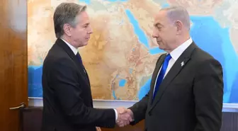 Netanyahu, Blinken ile görüşmek üzere bir araya geldi