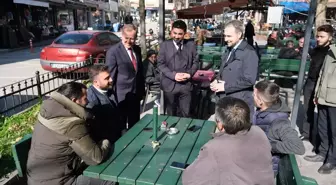 Saadet Partisi Sakarya Büyükşehir Belediye Başkan Adayı Ömer Abdullah Ayhan, Pamukova ilçesini ziyaret etti