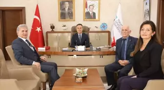 TOGÜ Rektörü Prof. Dr. Fatih Yılmaz, kurum ve dernek temsilcilerini ziyaret etti