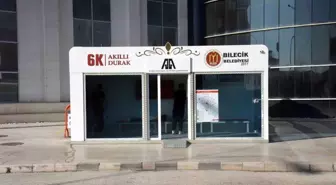 Bilecik Belediyesi 6K akıllı duraklarda bakım ve onarım çalışması yapıldı