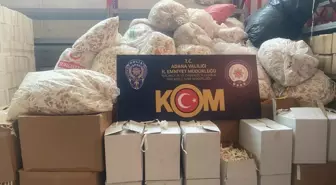 Adana'da 18 Milyon 950 Bin Makaron Ele Geçirildi, Bir Şüpheli Tutuklandı