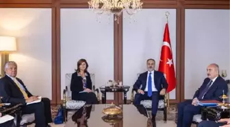 Dışişleri Bakanı Hakan Fidan, KKTC Dışişleri Bakanı ile görüştü