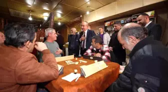 Konya Meram Belediye Başkanı Mustafa Kavuş, esnafları ziyaret etti