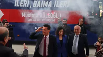 Kumluca Belediye Başkanı Mustafa Köleoğlu, CHP Kumluca İlçe Başkanlığı'nı ziyaret etti