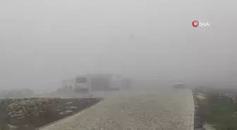 Tarihin sıfır noktası Göbeklitepe sis ile kaplandı