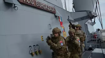 TCG BURGAZADA, NATO Müttefik Deniz Komutanlığı Deniz Muhafızı Harekatı 2024-1'i devraldı