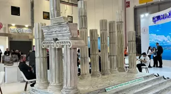 Çanakkale'deki Apollon Smintheus Tapınağı ve fare minyatürleri EMITT Fuarı'nda tanıtıldı