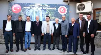 CHP Bursa Büyükşehir Belediye Başkan Adayı Mustafa Bozbey Muhtar Derneklerini Ziyaret Etti