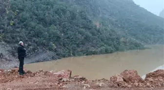 İslahiye'deki deprem sonrası oluşan doğal gölde inceleme yapıldı