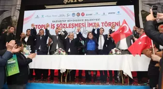 Gaziantep Büyükşehir Belediyesi ile Hizmet-İş Sendikası arasında toplu iş sözleşmesi imzalandı