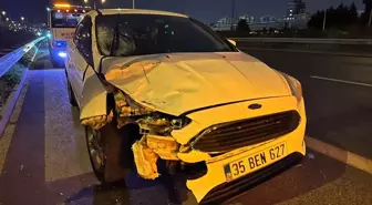 İzmir'de otomobilin çarptığı yaya hayatını kaybetti