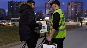 Konya Büyükşehir Belediyesi, Dünya Kışın Bisikletle İşe Gitme Günü'nde etkinlik düzenledi