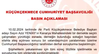 AK Parti Küçükçekmece Belediye Başkan Adayı Aziz Yeniay'a Silahlı Saldırı