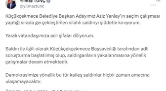 AKP Küçükçekmece Belediye Başkan Adayı Aziz Yeniay'a Silahlı Saldırı