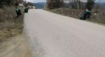 Tokat'ın Almus ilçesinde çevre temizliği gerçekleştirildi