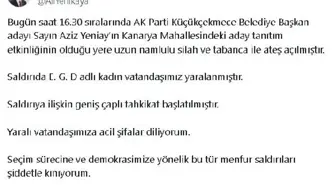 İstanbul'da AK Parti Belediye Başkan Adayı'nın Tanıtım Etkinliğine Silahlı Saldırı