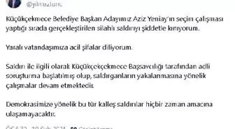 İstanbul'da AK Parti Küçükçekmece Belediye Başkan Adayı'nın aday tanıtım etkinliğine silahlı saldırı