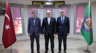 Sivas Belediye Başkanı Hilmi Bilgin, Ziraat Odası ve Arıcılar Birliğini ziyaret etti