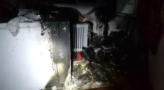 Hatay'da çıkan ev yangını itfaiye ekipleri tarafından söndürüldü