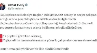 AK Parti Küçükçekmece Belediye Başkan Adayı'na silahlı saldırı: 12 şüpheli gözaltına alındı