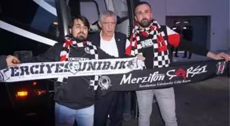 Beşiktaş Kayserispor maçı için Kayseri'ye geldi