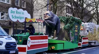 Almanya'da Rosenmontag Karnavalı Kutlamaları