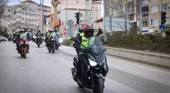 Bilecik Valisi Şefik Aygöl, Motosiklet Konvoyuna Katıldı