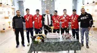 Ağrı Spor Lisesi Şampiyonları Coşkuyla Karşılandı