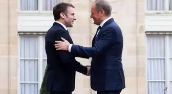 Polonya Başbakanı Tusk, Fransa Cumhurbaşkanı Macron ile görüştü