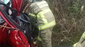 Burhaniye'de kaza: Otomobil sürücüsü hayatını kaybetti