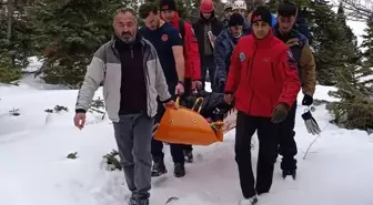 Niğde'de tırmanış yaparken düşen kadın dağcı hastaneye kaldırıldı