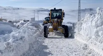 Ardahan'da Kar Yağışı Rekoru Kırıldı, Köy Yolları Açılmak İçin Çalışma Başlatıldı